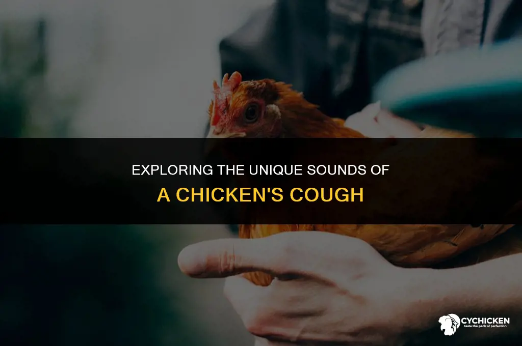 what does a chicken cough sound like