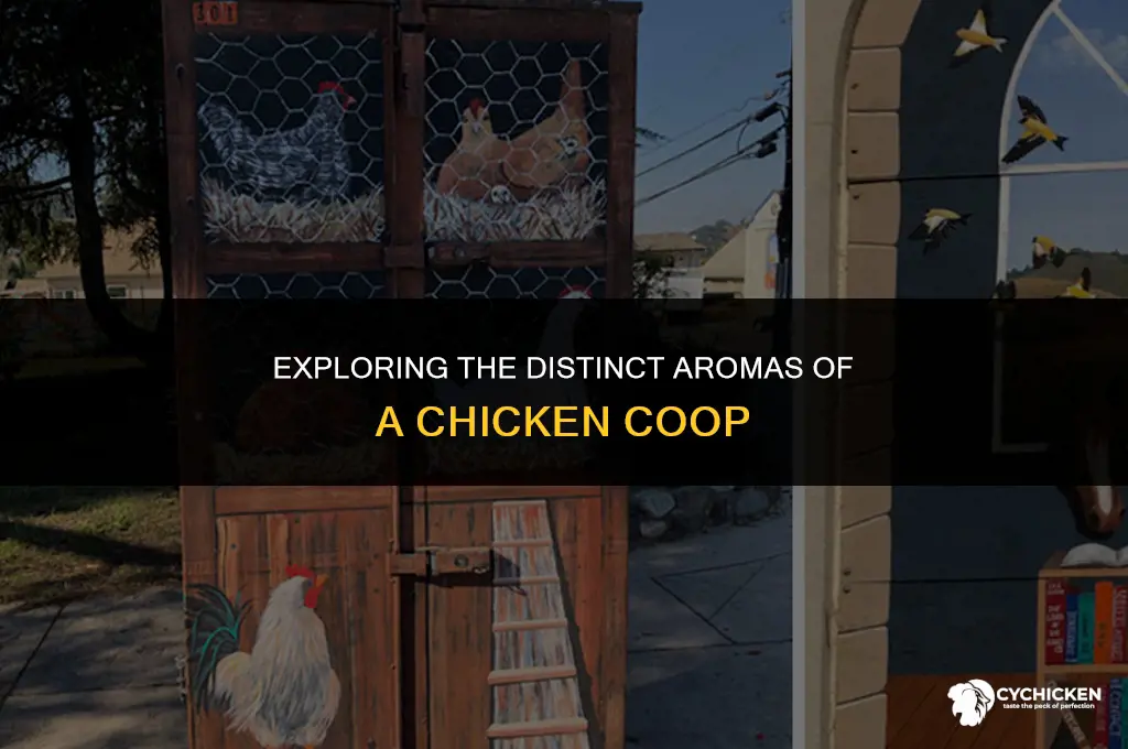 what does a chicken coup smell like
