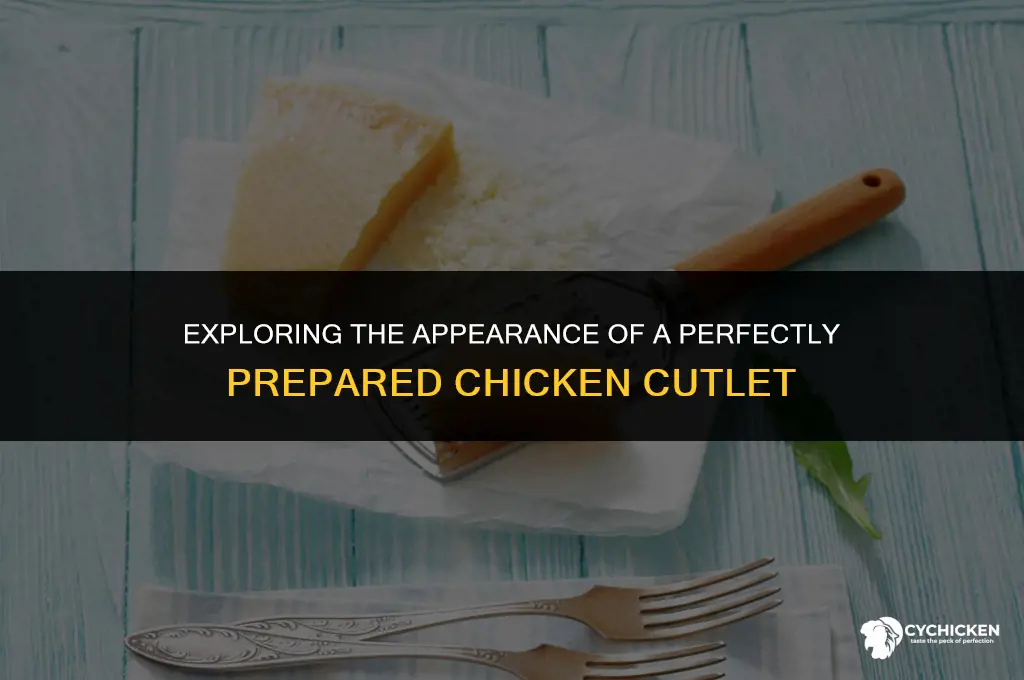 what does a chicken cutlet look like