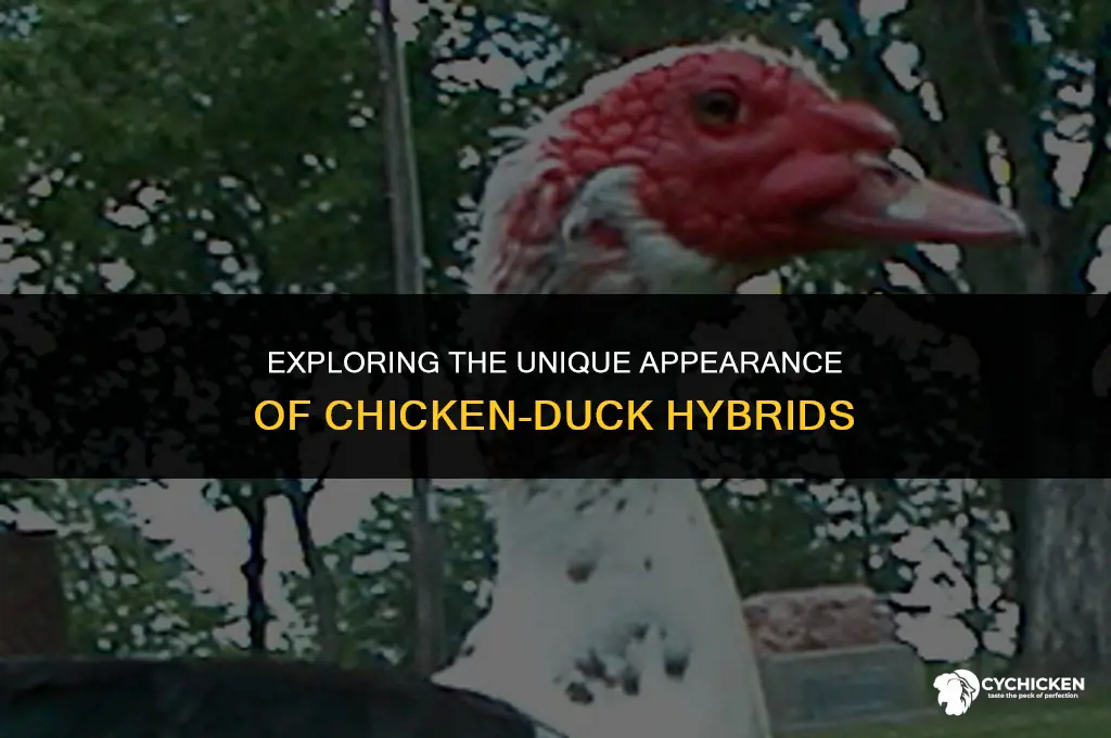 what does a chicken duck look like