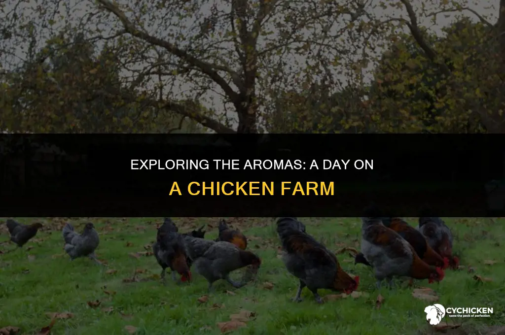 what does a chicken farm smell like