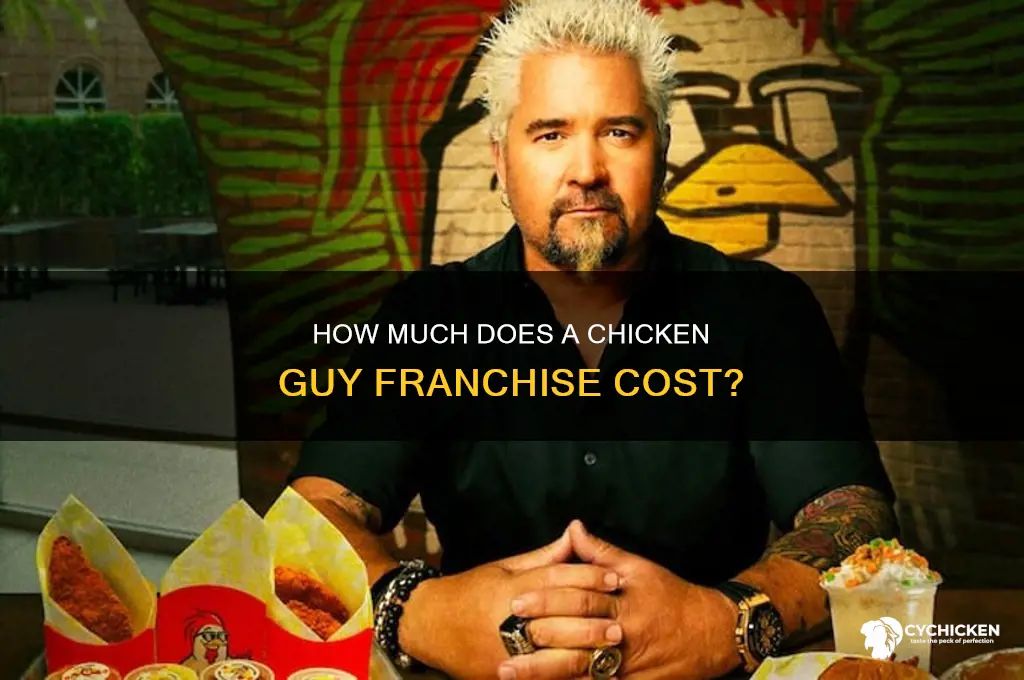 what does a chicken guy franchise cost