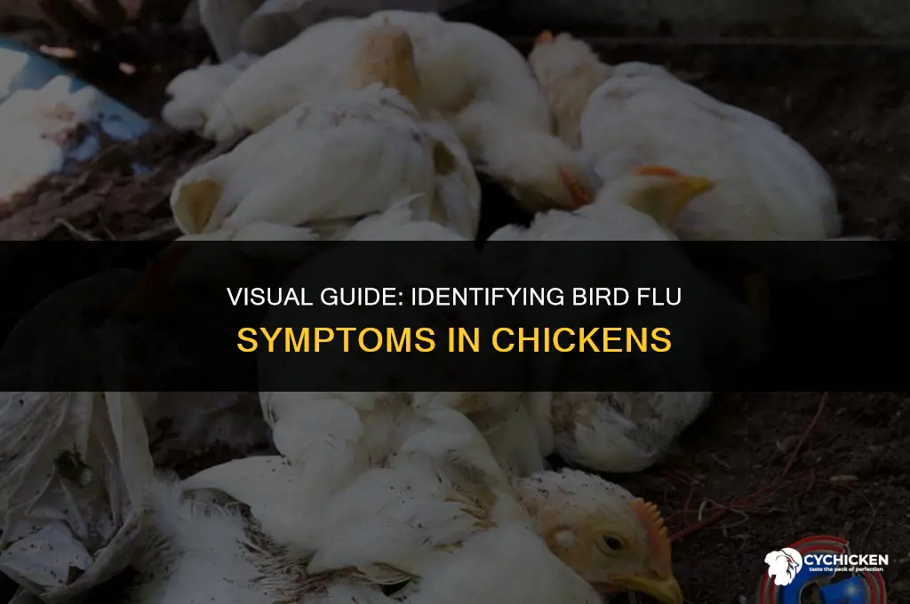 what does a chicken look like with bird flu