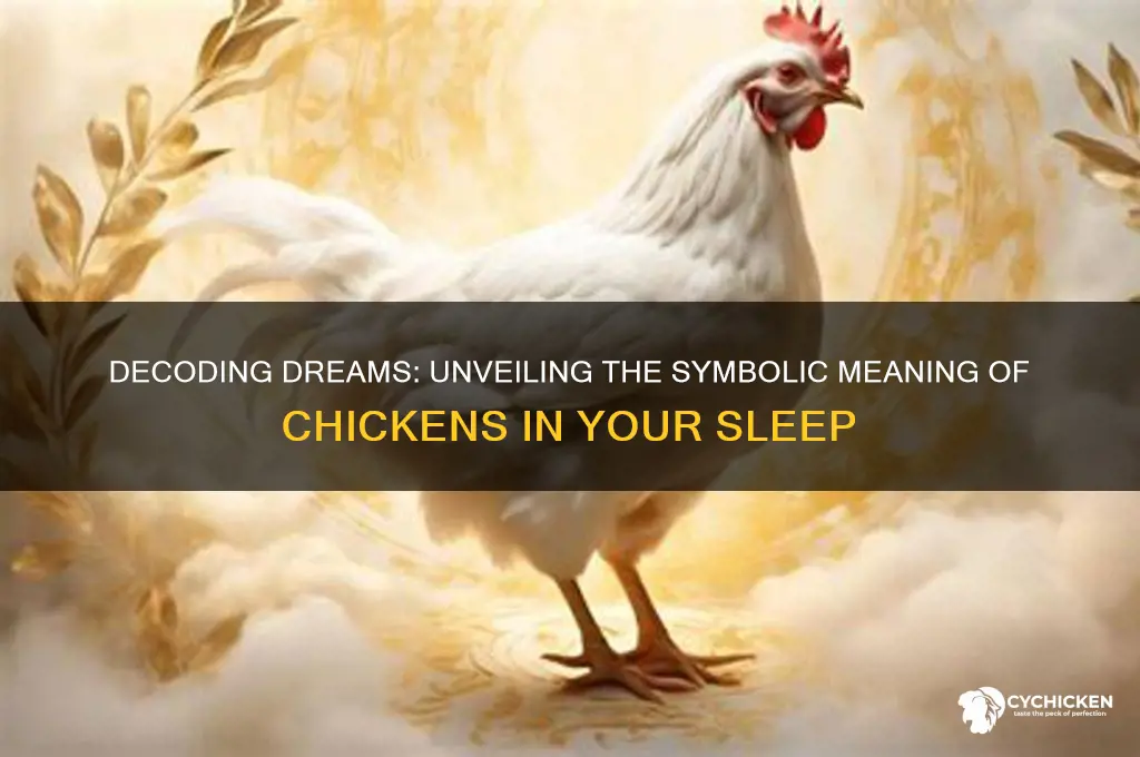 what does a chicken mean in a dream