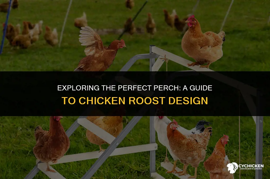 what does a chicken perch look like