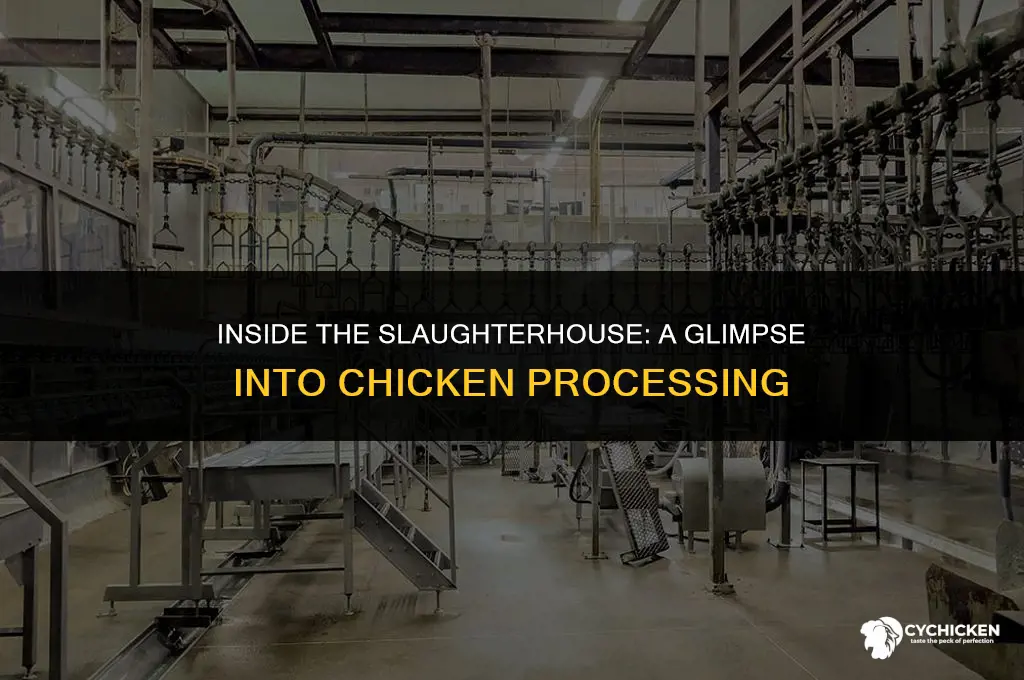 what does a chicken slaughterhouse look like