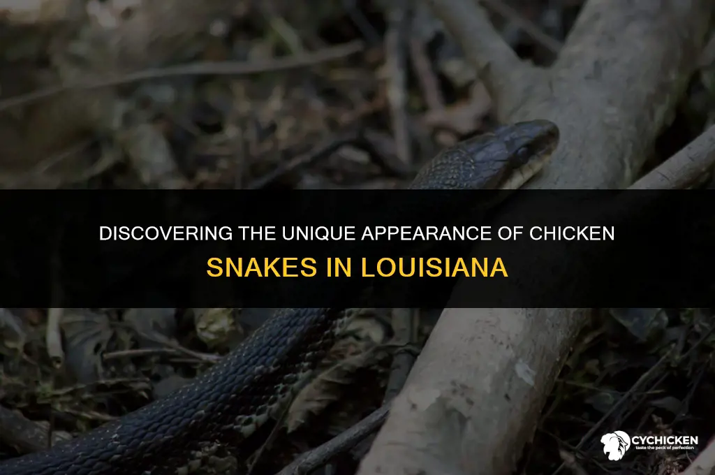 what does a chicken snake look like in louisiana