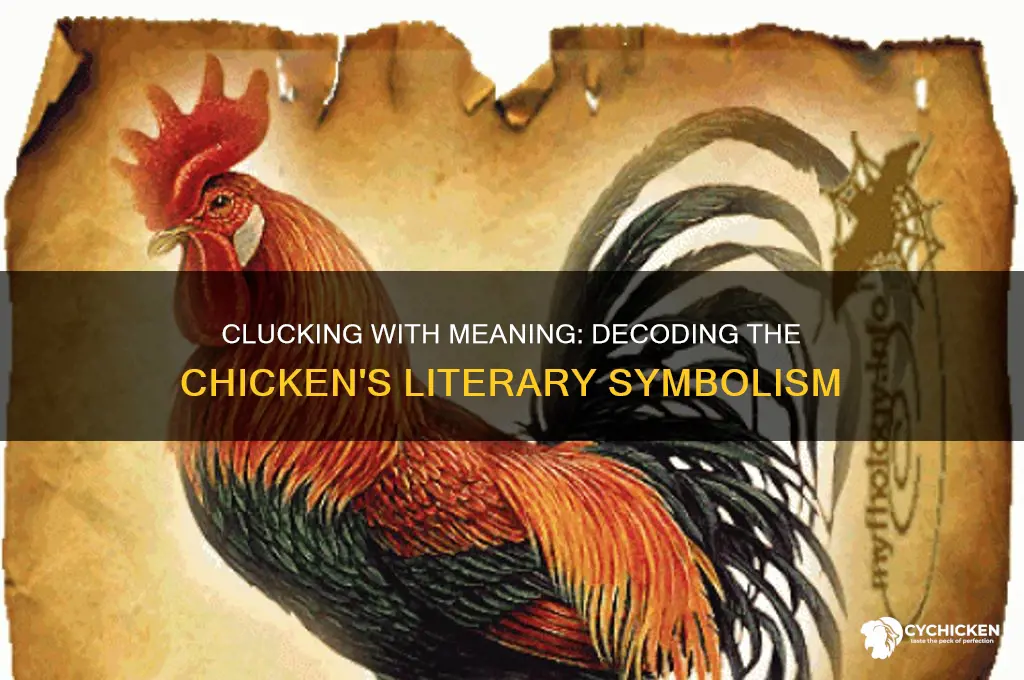 what does a chicken symbolize in literature