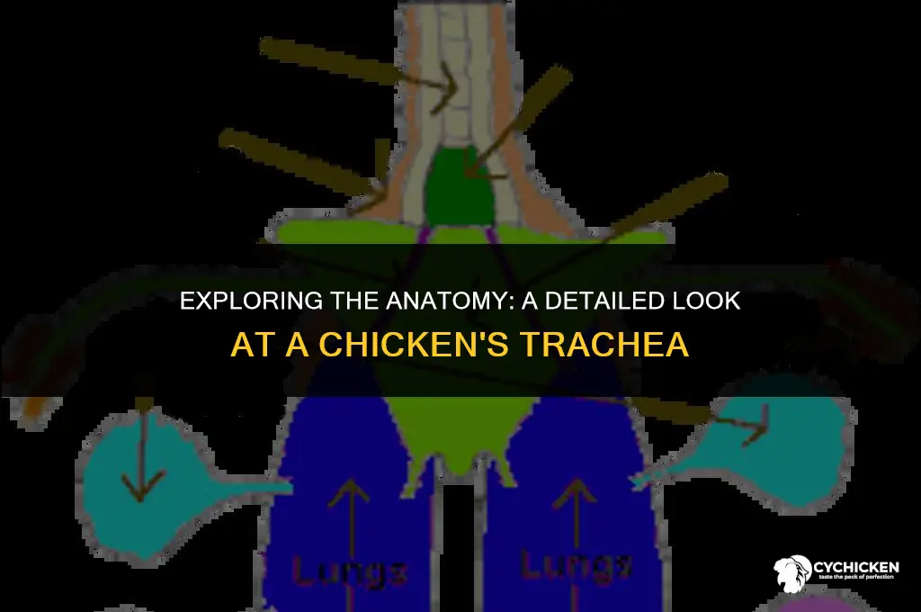 what does a chicken trachea look like