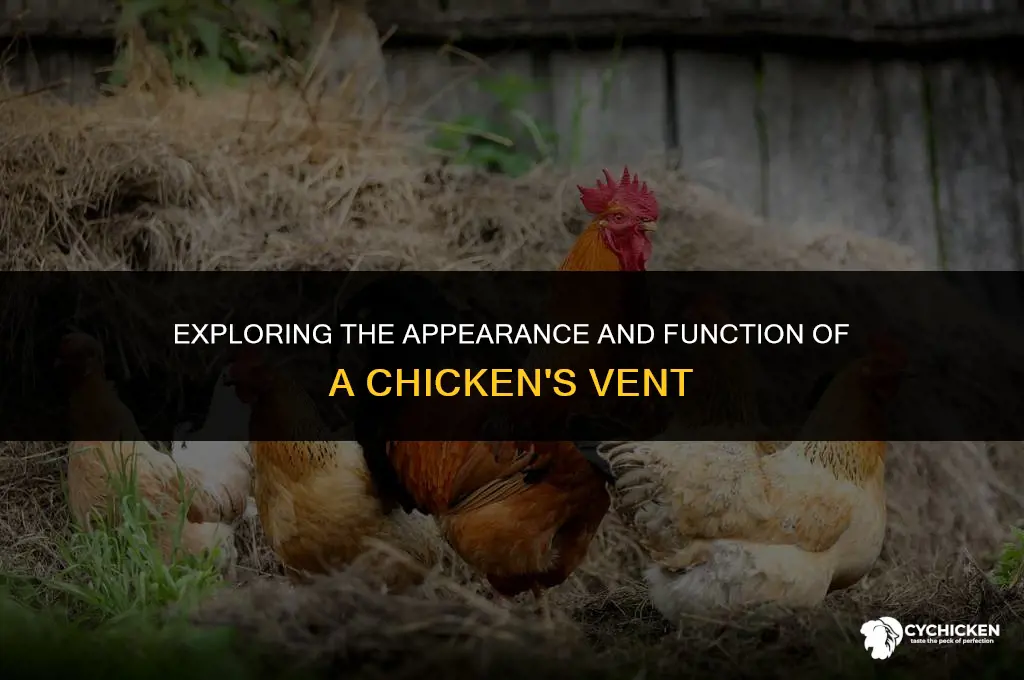 what does a chicken vent look like