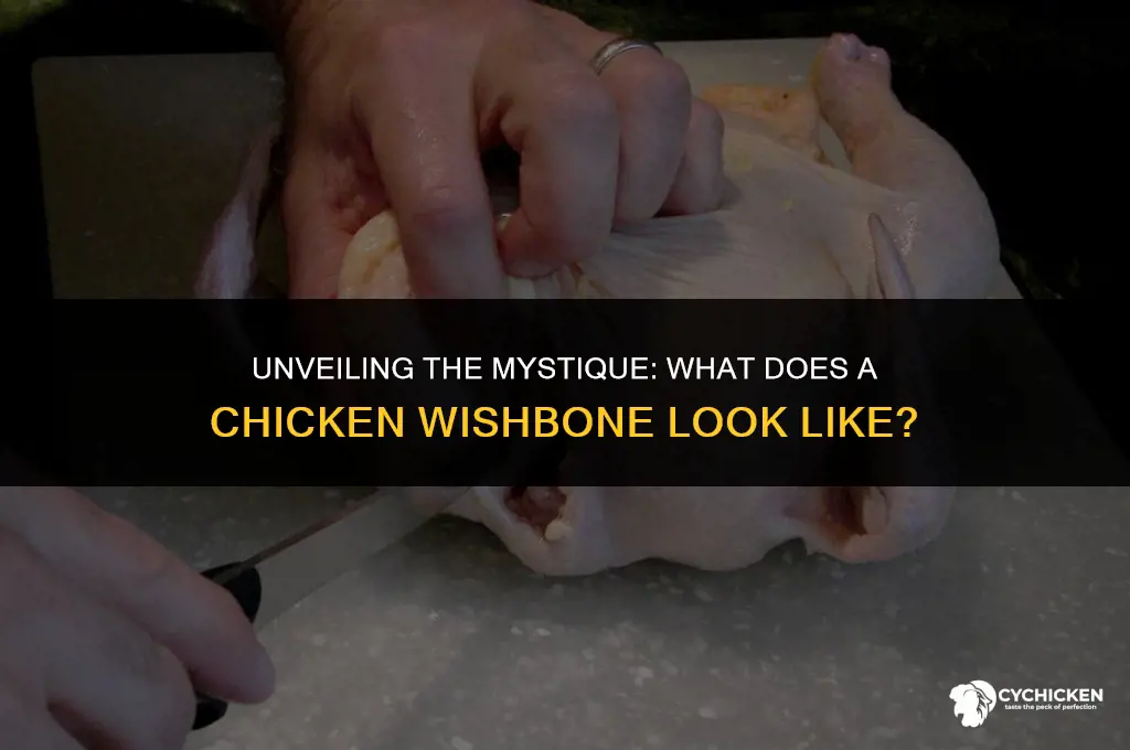 what does a chicken wishbone look like