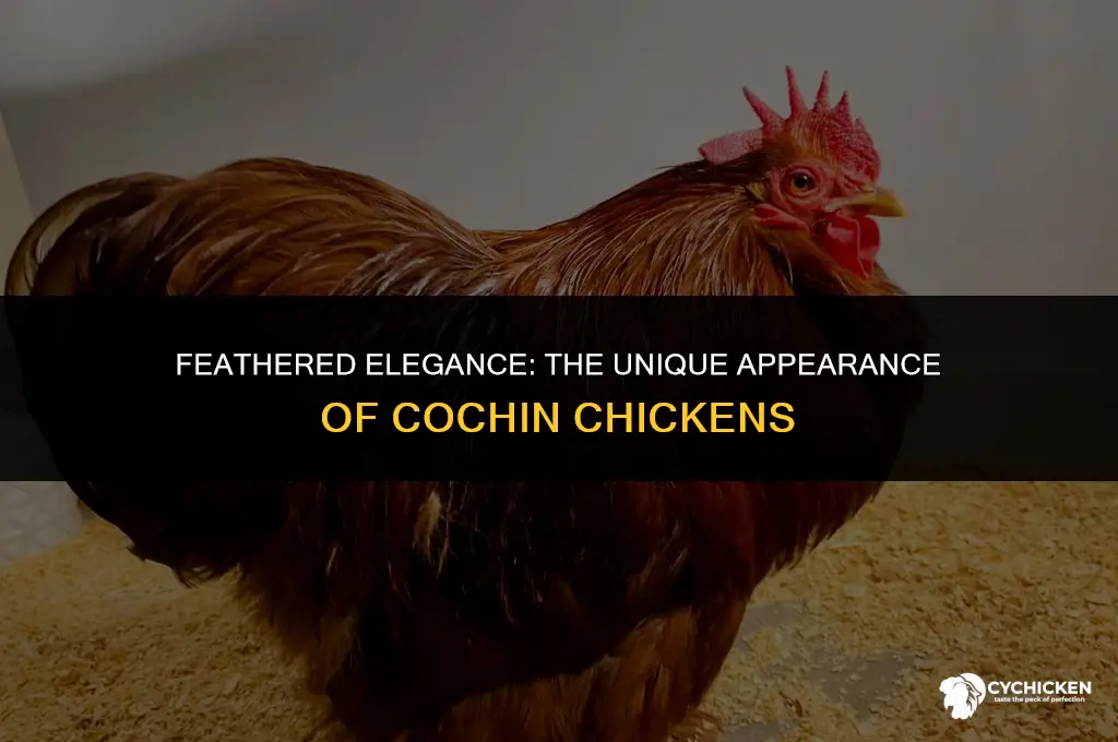 what does a cochin chicken look like