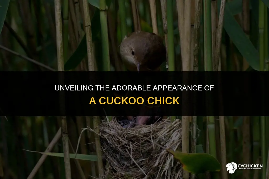 what does a cuckoo chick look like