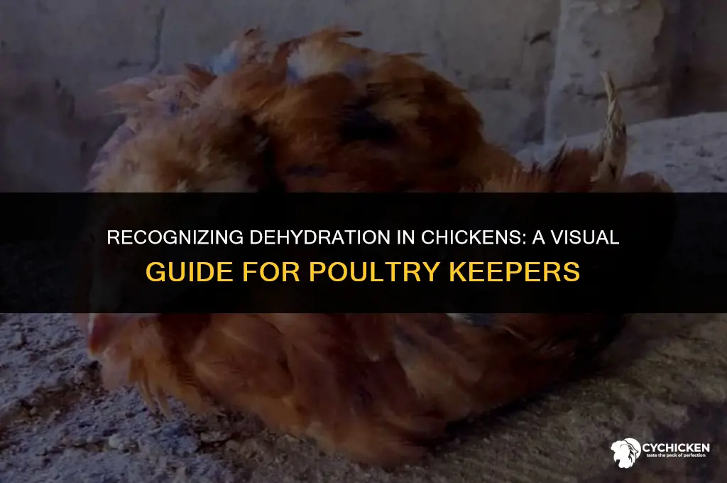 what does a dehydrated chicken look like