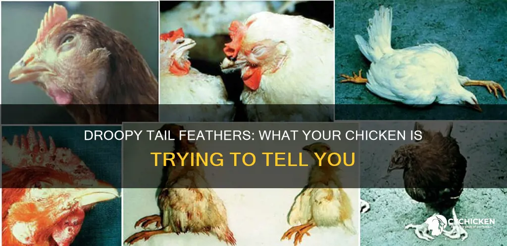 what does a droopy main on a chicken mean