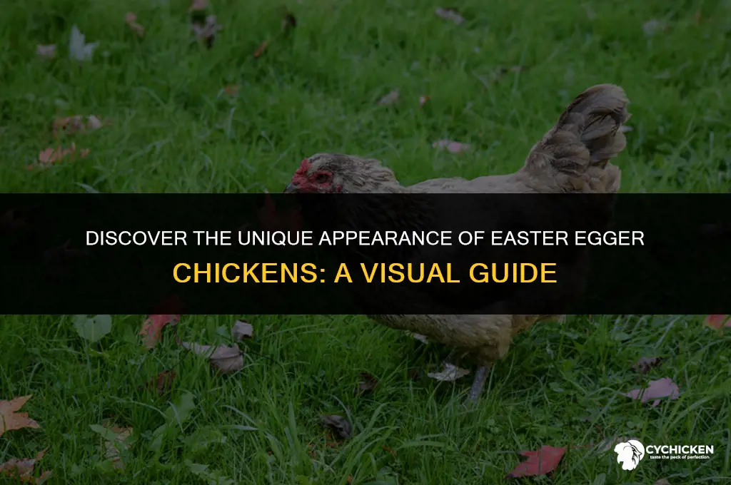 what does a easter egger chicken look like