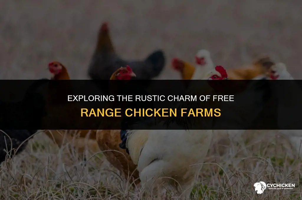 what does a free range chicken farm look like
