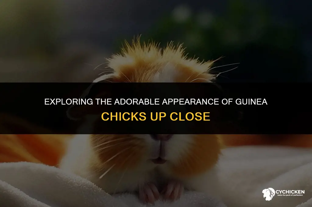 what does a guinea chick look like