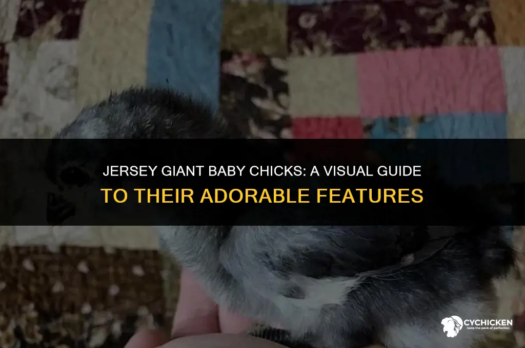 what does a jersey giant baby chick look like