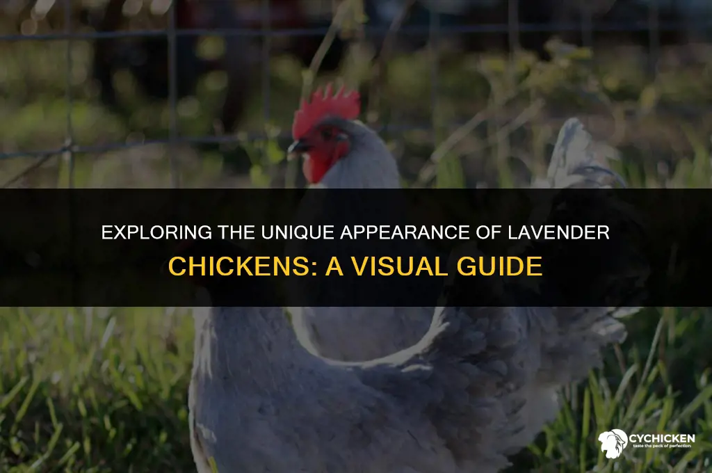what does a lavender chicken look like