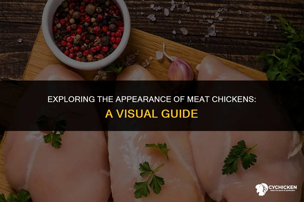what does a meat chicken look like