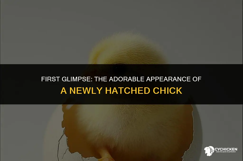 what does a newly hatched chick look like