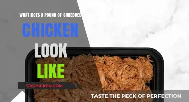 Shredded Chicken: Visualizing a Pound in Perspective