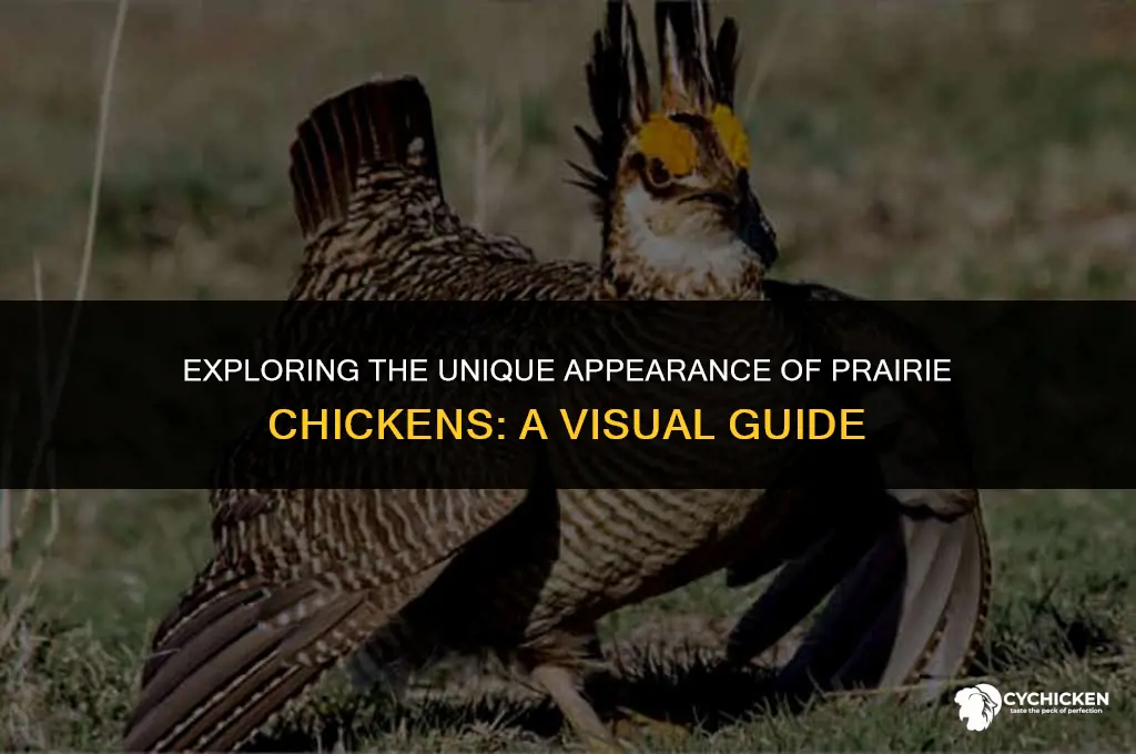 what does a prairie chicken look like