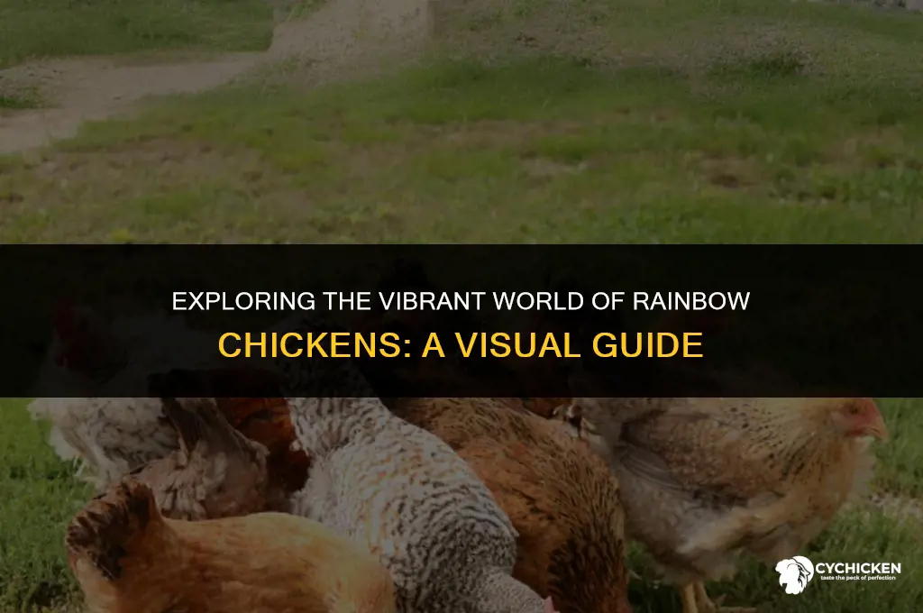 what does a rainbow chicken look like
