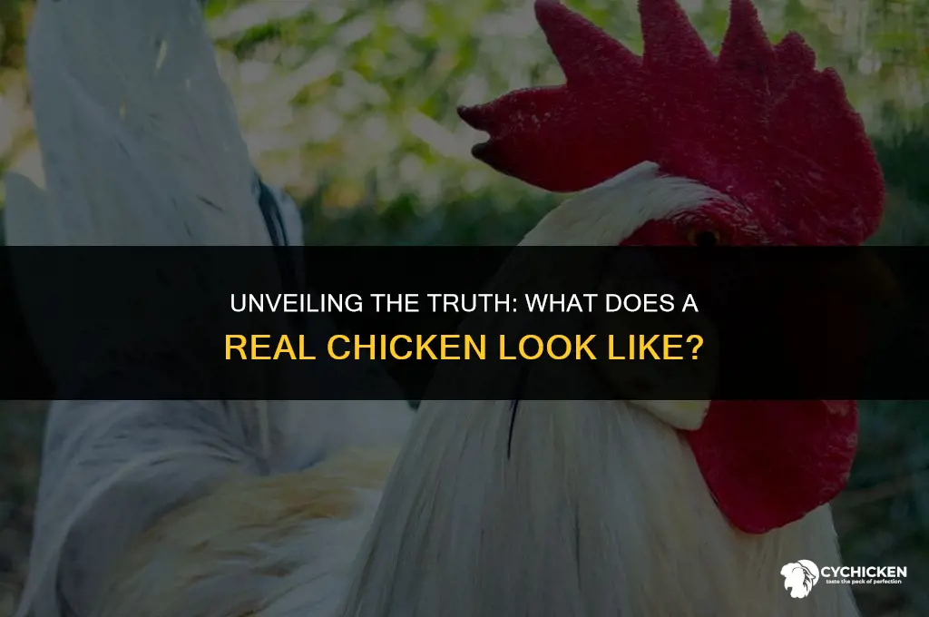 what does a real chicken look like