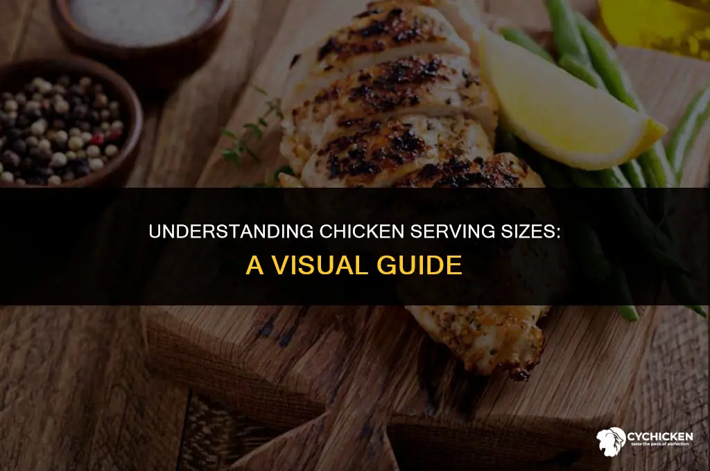 what does a serving size of chicken look like