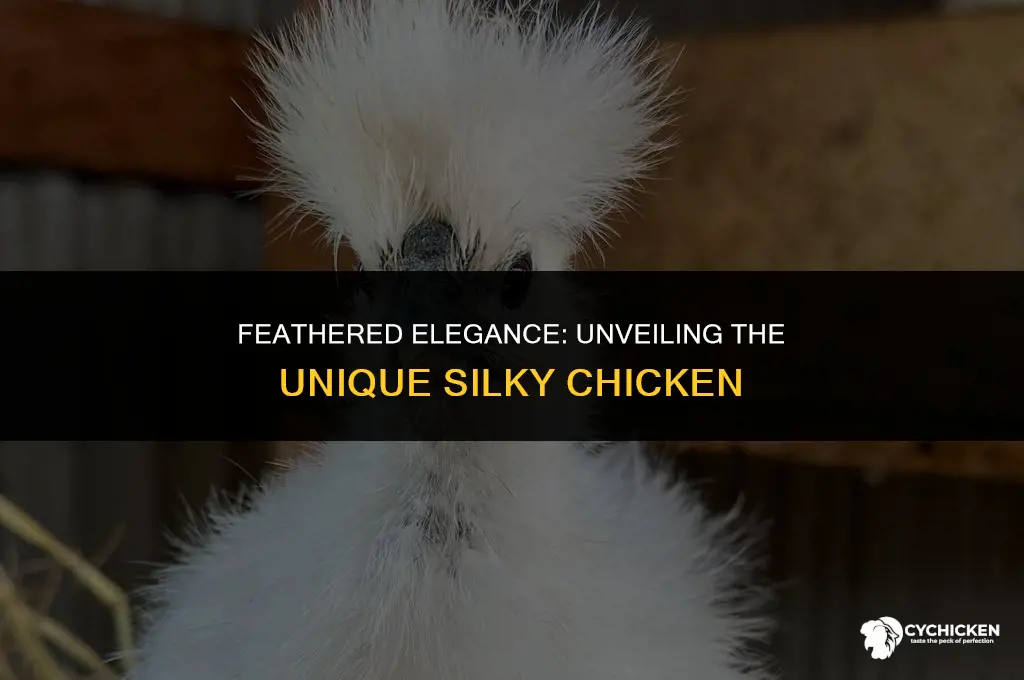 what does a silky chicken look like