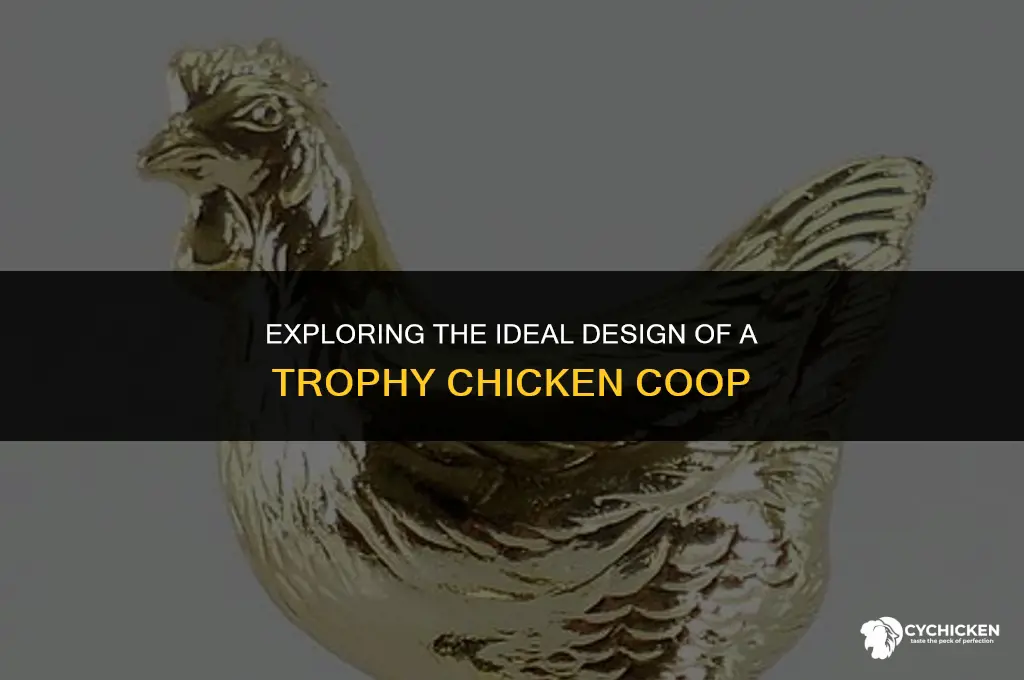 what does a troph chicken coop loook like