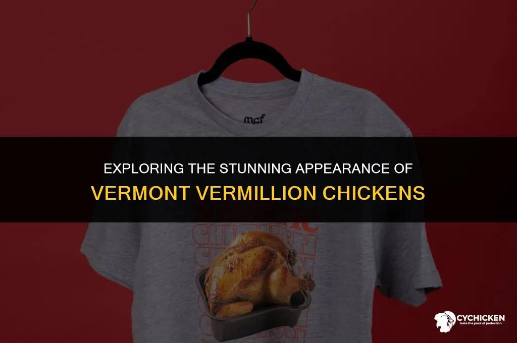 what does a vermont vermillion chicken look like