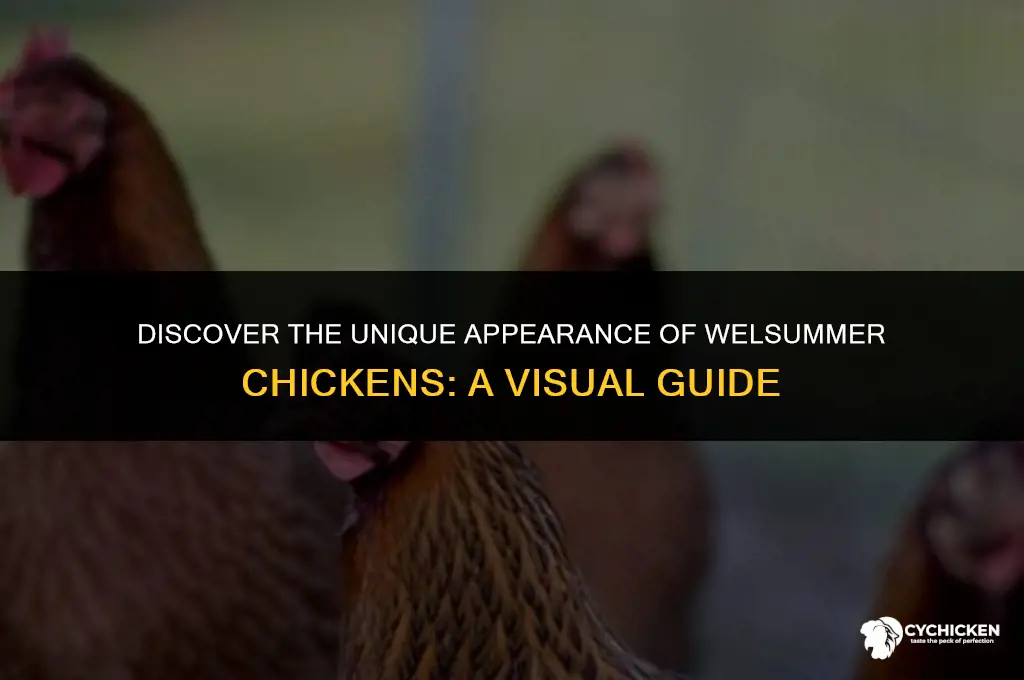 what does a welsummer chicken look like