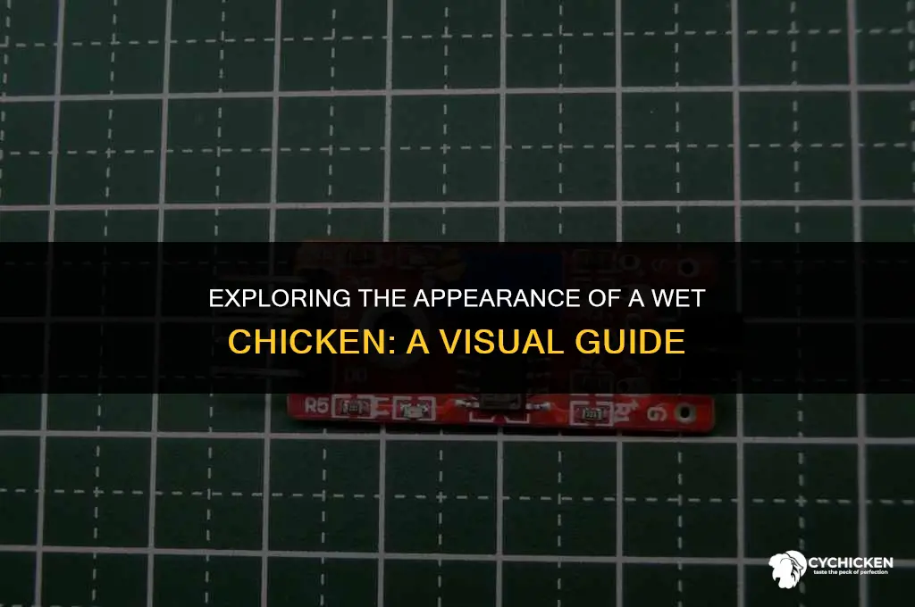 what does a wet chicken look like