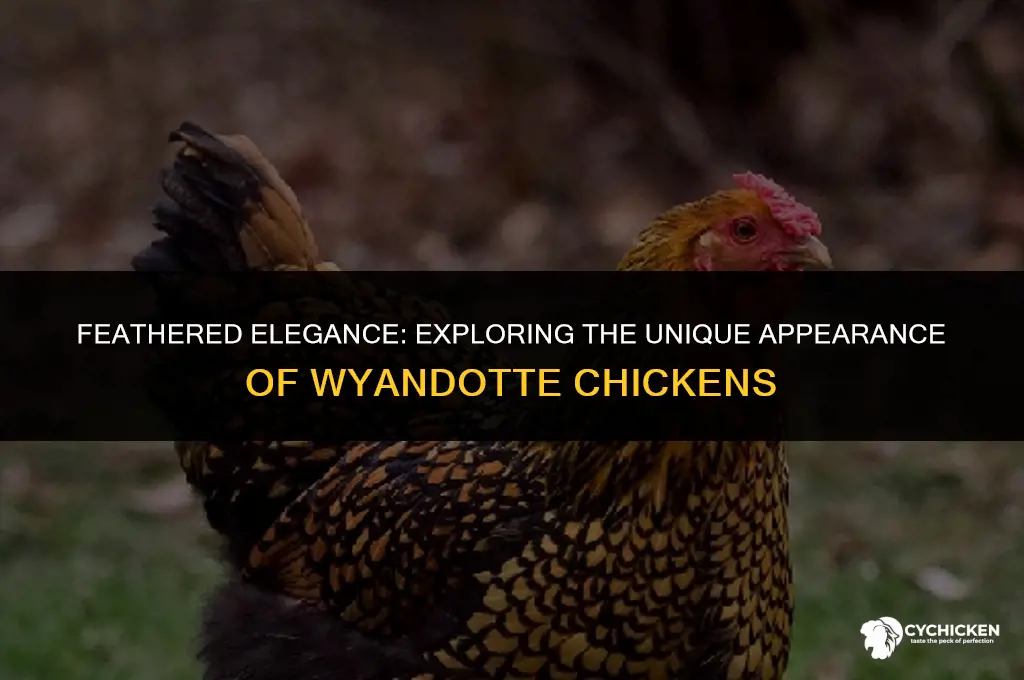 what does a wyandotte chicken look like