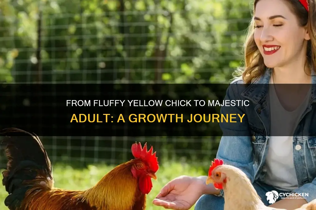 what does a yellow chick grow into