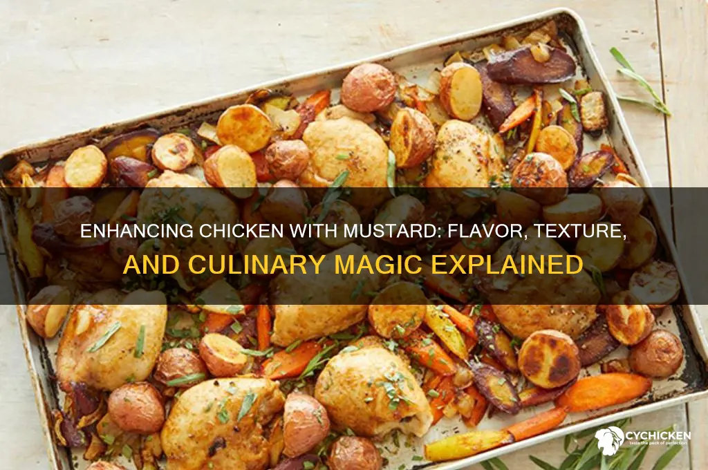 what does adding mustard to chicken do