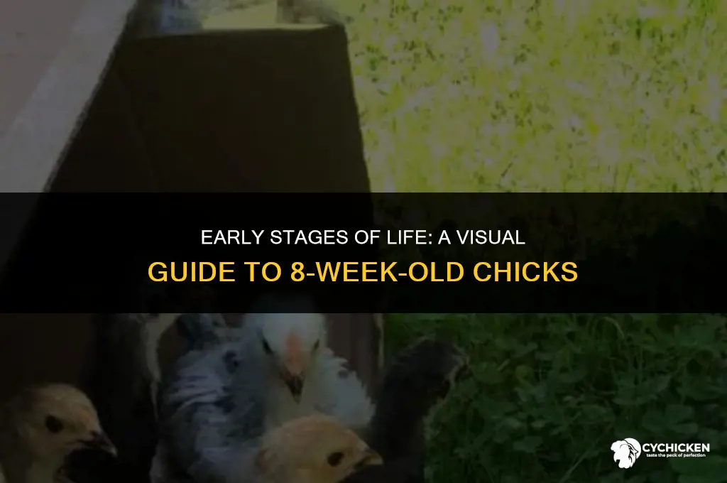 what does an 8 week old chick look like