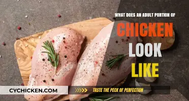 Decoding the Perfect Adult Chicken Portion: A Visual Guide