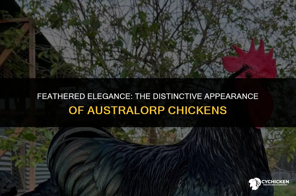 what does an australorp chicken look like