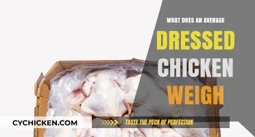 Average Dressed Chicken Weight: What to Expect on the Scale