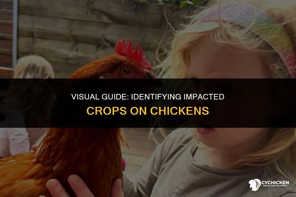 what does an impacted crop look like on a chicken