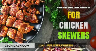 Apple Cider Vinegar Chicken Skewers: Tenderizing and Flavoring