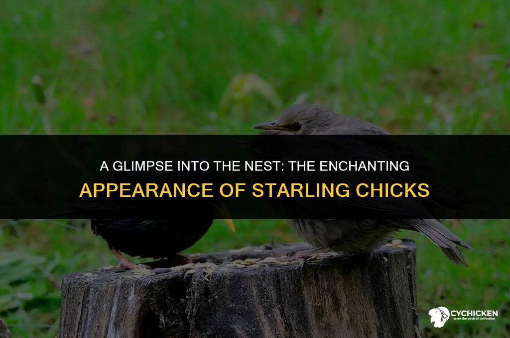 what does astarling chick look like