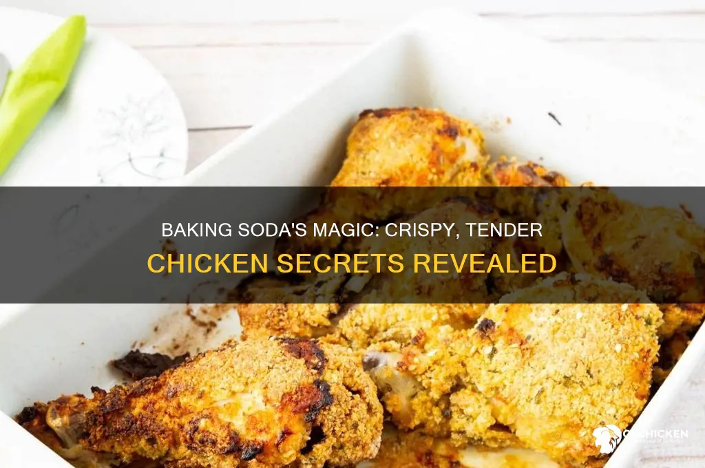 what does baking soda do for chicken