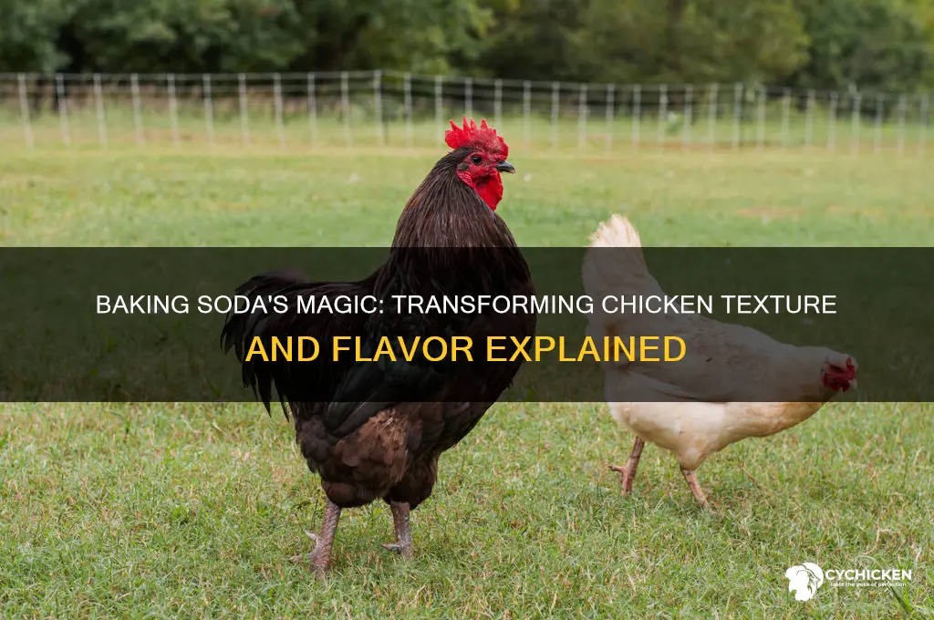 what does baking soda do to chicken