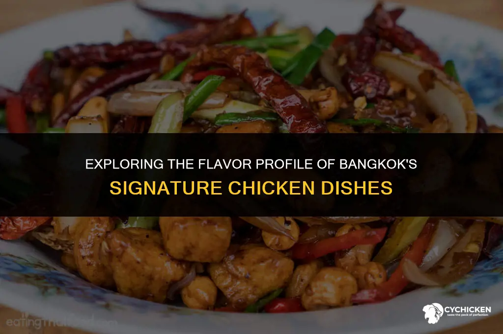 what does bangkok chicken taste like