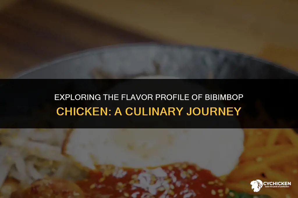 what does bibibop chicken taste like